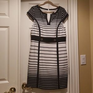 Nautical short sleeve dress